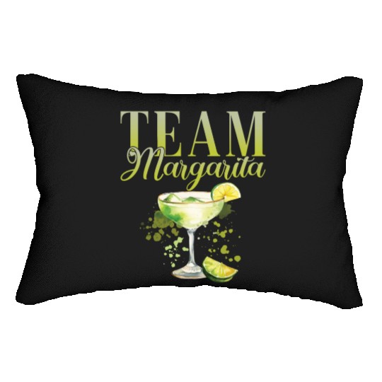 Team Margarita Tequila Stag Party Lumbar Pillows