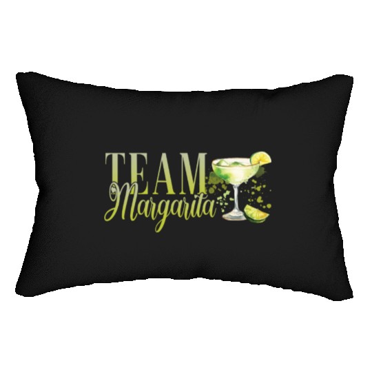 Team Margarita Tequila Stag Party Lumbar Pillows
