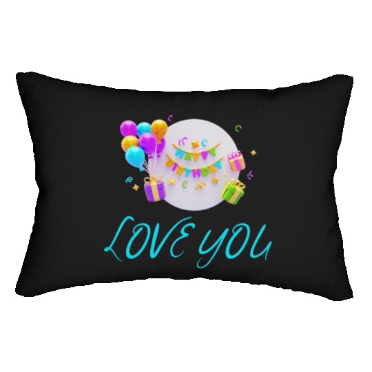 FAMILY - LOVE YOU Lumbar Pillows