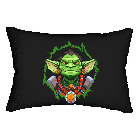 Green Goblin Lumbar Pillows