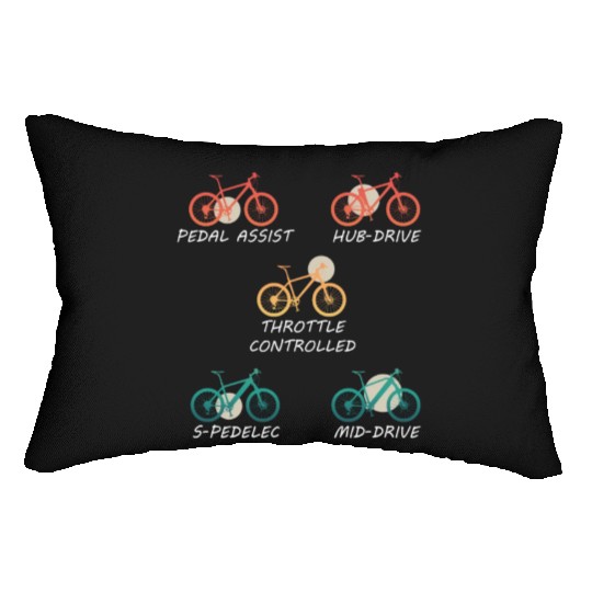 Various Enduro Motocross Motorcycle Types Lumbar Pillows