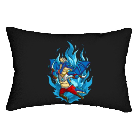 The Dragon With Boomerang Lumbar Pillows