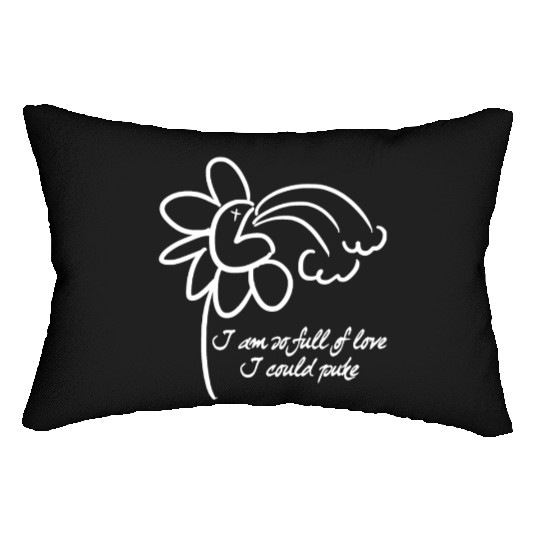 Valentine's Day Puking Flower Lumbar Pillows
