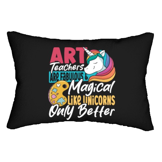 Art Teacher Sculpture Printmaking Back To School Lumbar Pillows