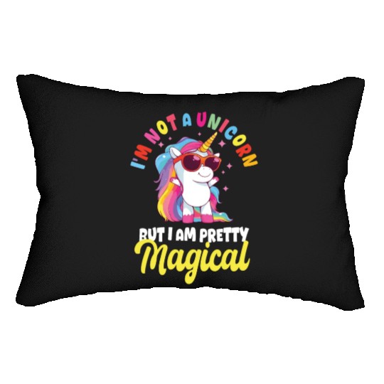 LGBTQ Rights Pride Month Unicorn Design Lumbar Pillows