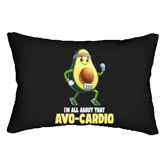 All About That Avo-Cardio Fun Run Lumbar Pillows