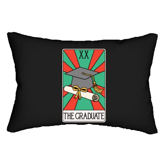 The Graduate - Funny Tarot Card Lumbar Pillows