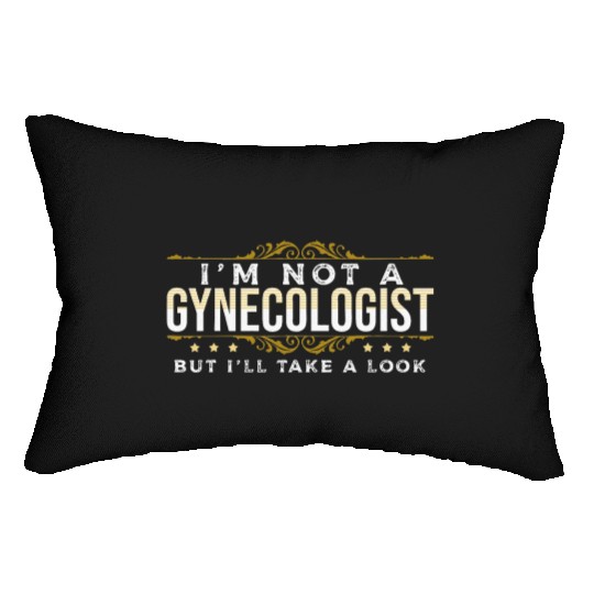 inappropriate Dark Humor People Gynecologist Lumbar Pillows