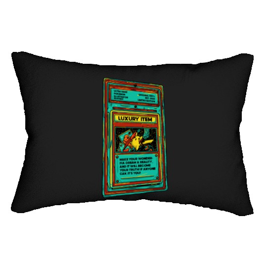 Poke Item Card Lumbar Pillows