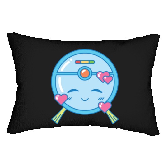 Adorable Kawaii Vacuum Robot Lumbar Pillows