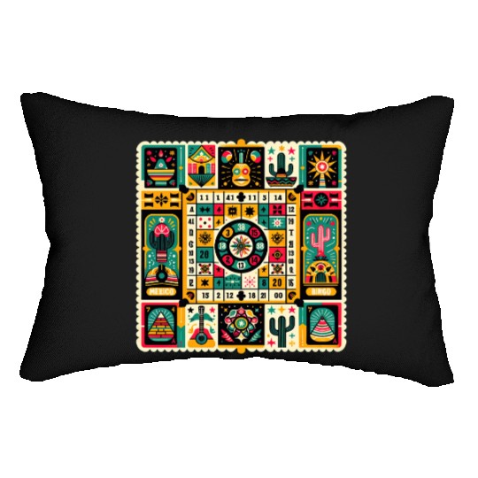 Loteria: Mexico's Bingo Fiesta Lumbar Pillows