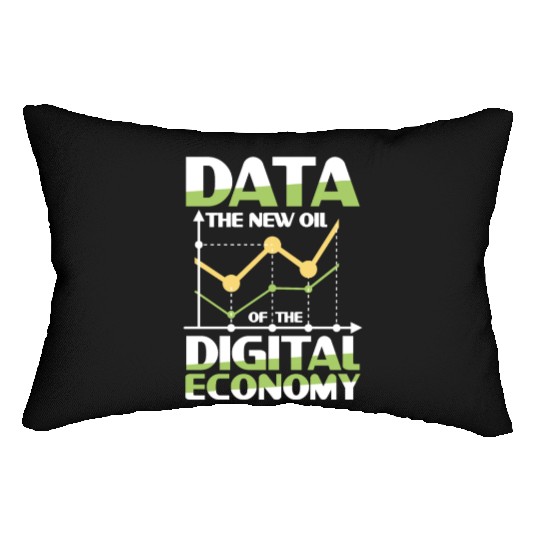 Data The New Oil Of The Digital Economy Lumbar Pillows