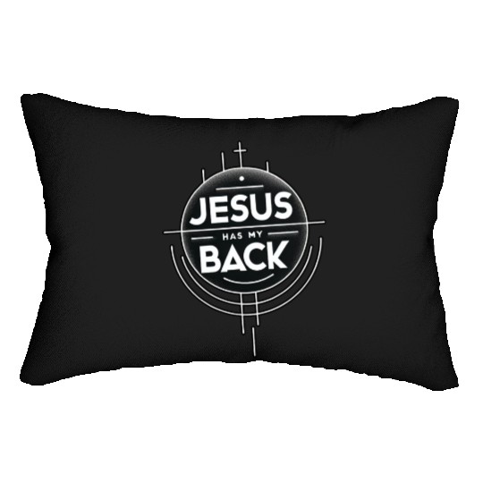 Jesus Has My Back 19 Lumbar Pillows