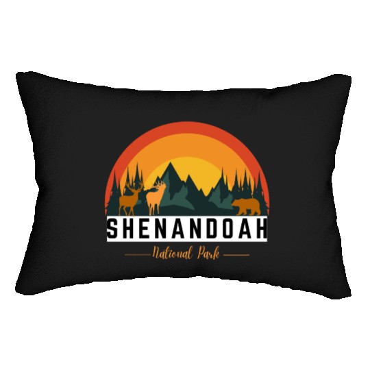 Shenandoah national park Lumbar Pillows