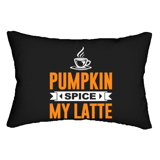 Coffee Halloween Pumpkin Spice My Lumbar Pillows