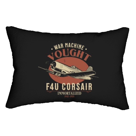 F4U Corsair | World War 2 Plane Lumbar Pillows