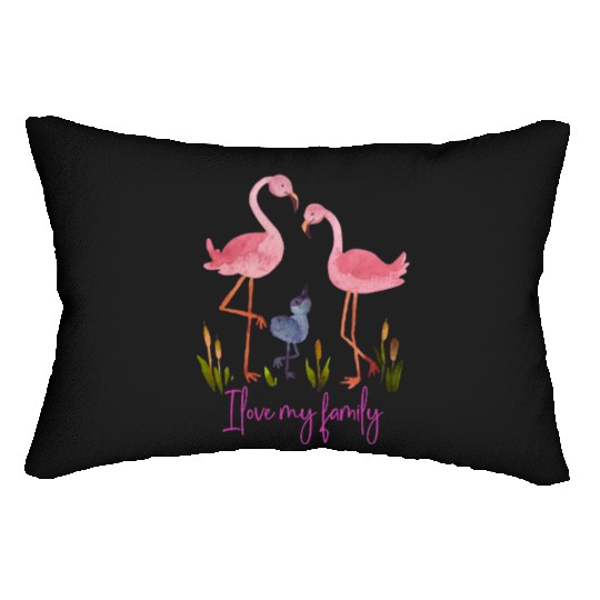 I LOVE MY FAMILY Lumbar Pillows