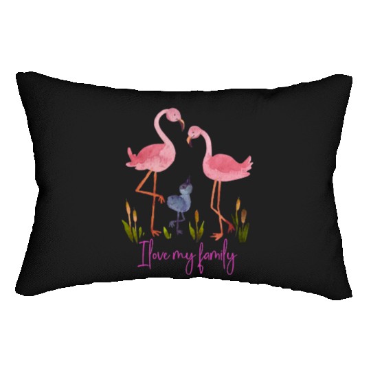 I LOVE MY FAMILY Lumbar Pillows