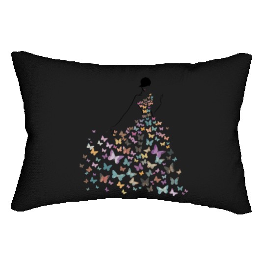 Colorful Butterfly Elegant for All Seasons Lumbar Pillows