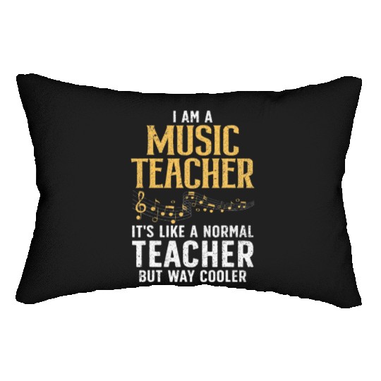 Cool Music Teacher Art School Orchestra Lumbar Pillows