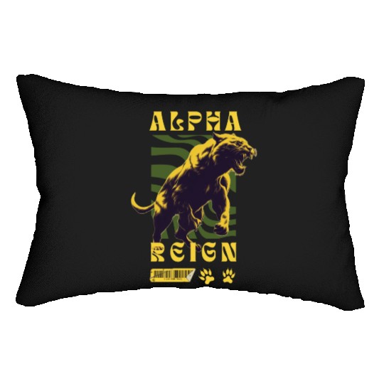 Unleash The Inner Alpha: Fierce Animal Print Lumbar Pillows