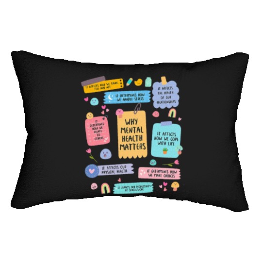 Mental Health Matters Human Brain Illness Lumbar Pillows