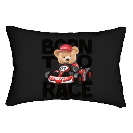 Born To Race Motorsport Car Racing Driver Kart Lumbar Pillows