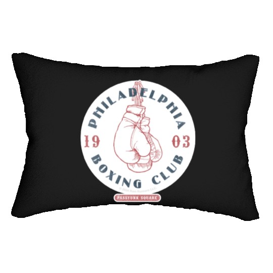 Philadelphia Boxing Club 1903 Sticker Lumbar Pillows