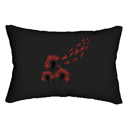 Flower Dandelion Lobsters Lumbar Pillows for Lobster Lover