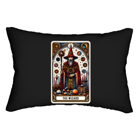 Tarot Card The Wizard Lumbar Pillows