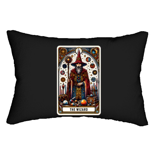 Tarot Card The Wizard Lumbar Pillows