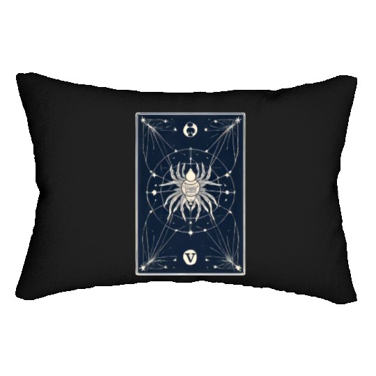Spider Tarot Card Reader Astrology Occult Lumbar Pillows
