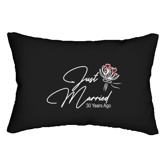 Just Married 10 Lumbar Pillows