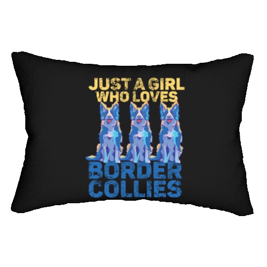 Border Collie Mom and Dad Unique Design Lumbar Pillows