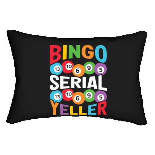 Bingo Serial Yeller Lumbar Pillows