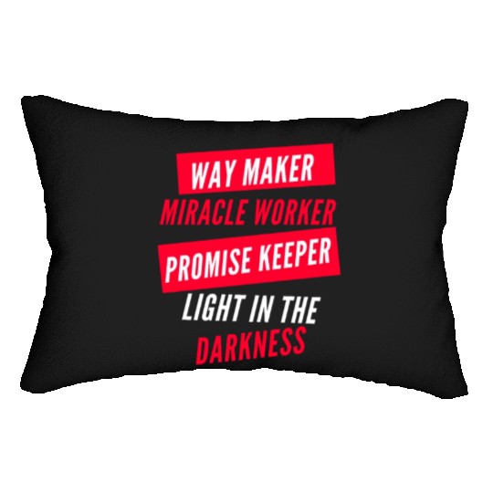 Way Maker Lumbar Pillows
