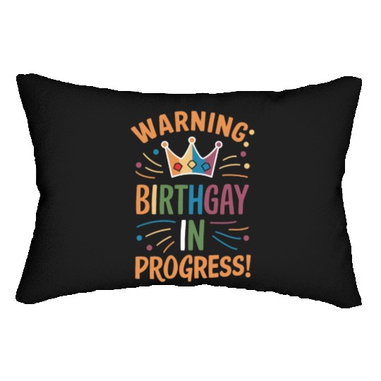 Birthgay Gay Pride Flag Pride Month Equal Rights Lumbar Pillows