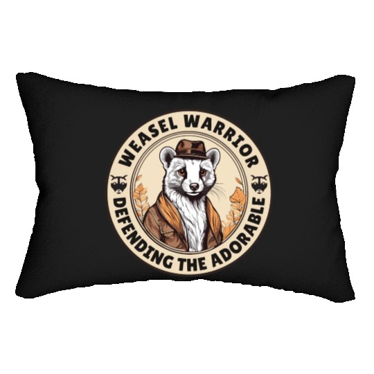 Weasel Warrior Lumbar Pillows