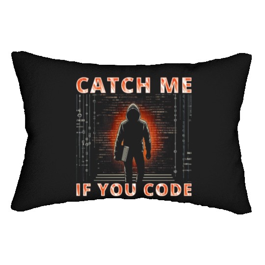 Robotics Engineer Catch Me If you Code Lumbar Pillows