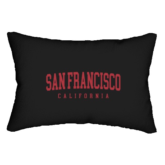 San Francisco California Lumbar Pillows