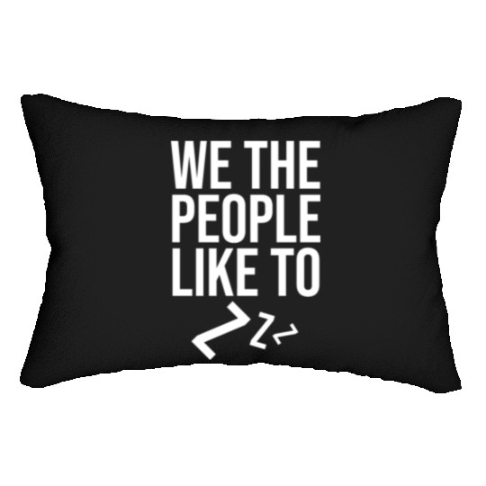 Sleepy Gnome with Night Cap Graphic Lumbar Pillows