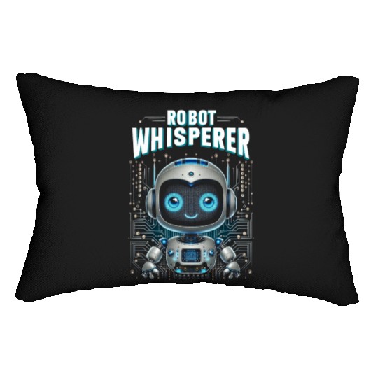 Robotics Engineer Robot Whisperer Lumbar Pillows