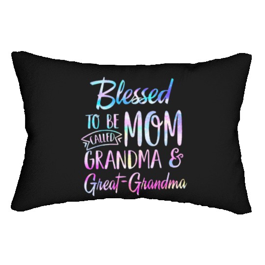 Blessed To Be Called Mom Grandma Mothers Day Lumbar Pillows
