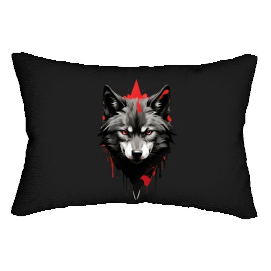 Three Wolf Moon Lumbar Pillows