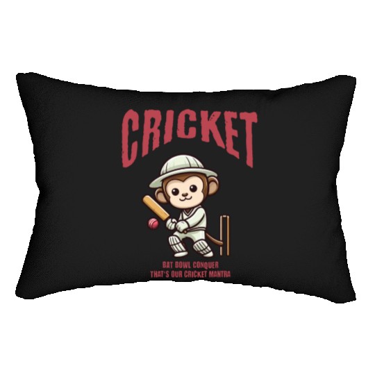 Cricket Monkey Lumbar Pillows
