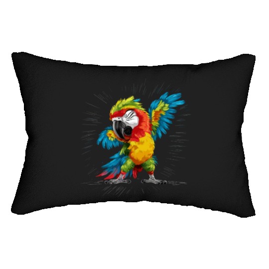 Macaw Parrot for a Bird Lover Animal Lover Lumbar Pillows