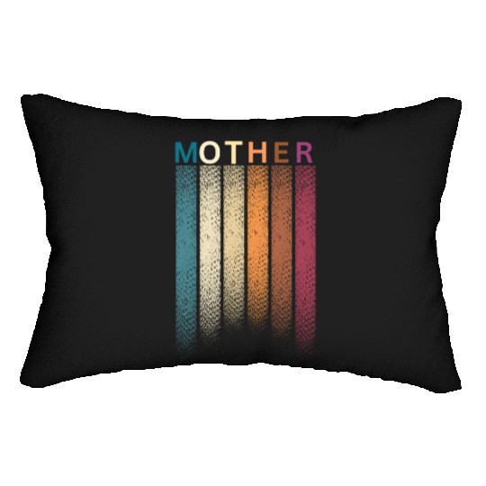mother's day Lumbar Pillows vintage sun happy mother