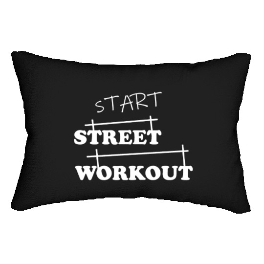 Fun calisthnics street workout generation Z school Lumbar Pillows