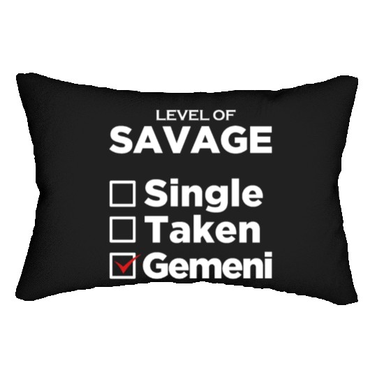 Zodiac Single Taken Gemini Lumbar Pillows