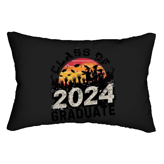 Class Of 2024 Graduation Graduate Lumbar Pillows